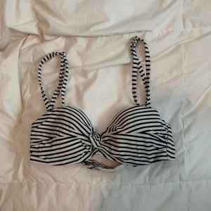 H&M striped bikini top
